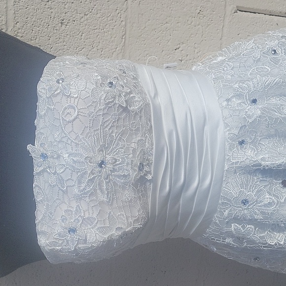 TEA Lenght Wedding Dress - Picture 2 of 13